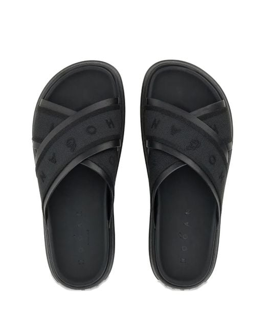 Hogan Black 60Mm Skyscraper Slides