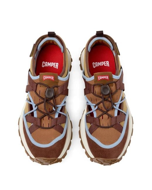 Camper Brown Drift Trail Strap Sneakers for men