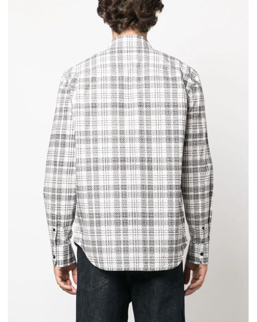 Helmut Lang Overhemd Met Logoprint in het Gray voor heren