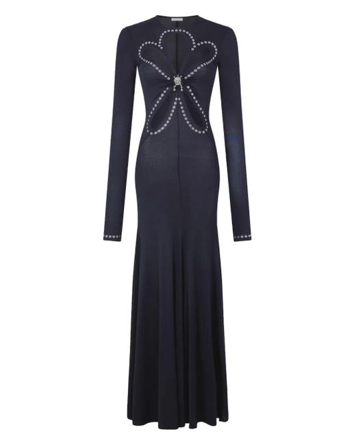 Robe Longue À Détail De Découpe Rabanne en coloris Blue