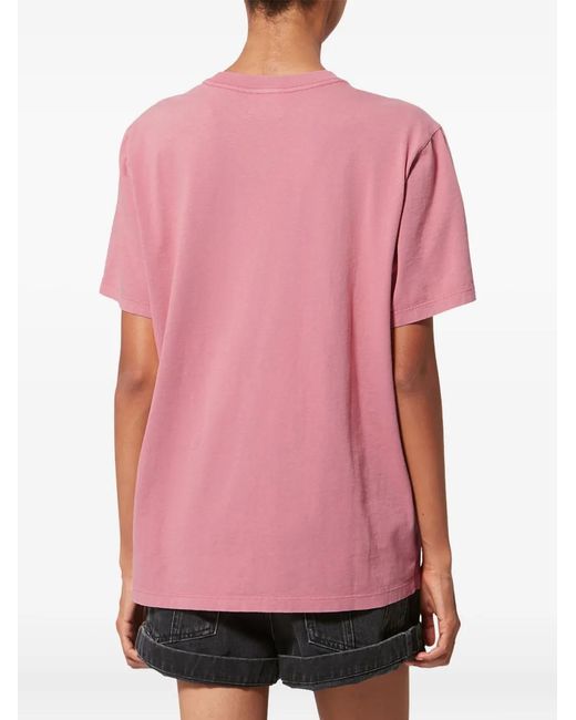 Isabel Marant Pink Zewel Cotton T-Shirt