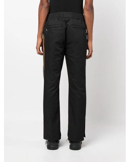 Just Don Black Logo-Embroidered Track Pants for men