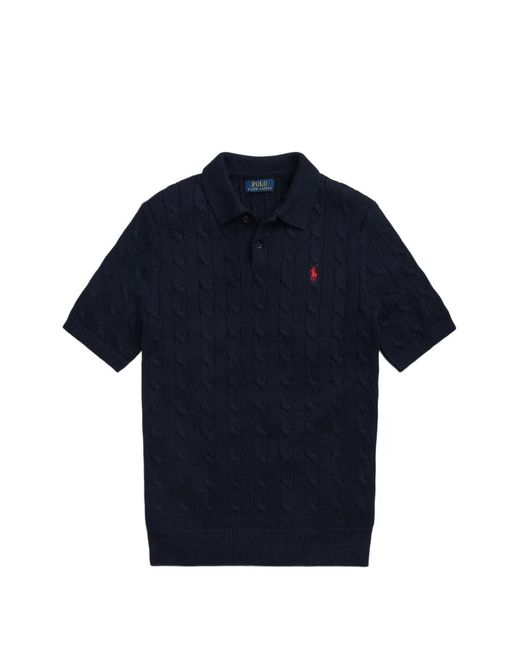 Polo Ralph Lauren Blue Polo En Maille Torsadée for men