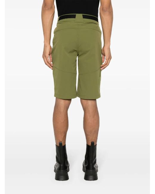 Rossignol Green Appliqué-Logo Cargo Shorts for men