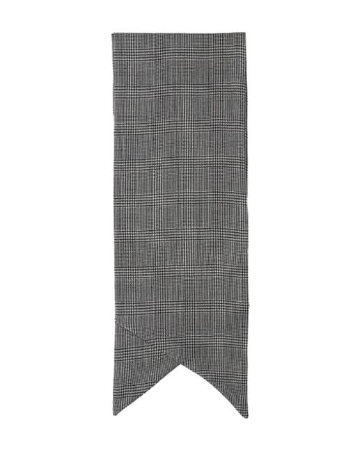 Destin Checked Scarf Gray