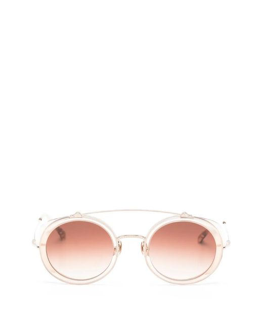 Matsuda Pink Lunettes De Soleil À Monture Ronde