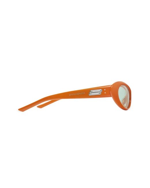Gentle Monster Orange Lunettes De Soleil Nova Or3 À Monture Papillon
