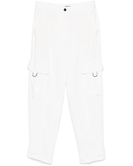 DKNY White Cargo Trousers