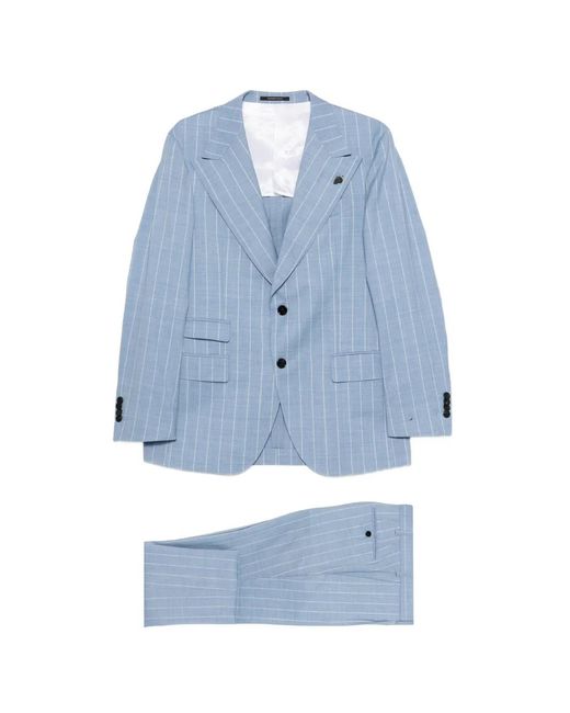 Gabriele Pasini Blue Striped Skirt for men