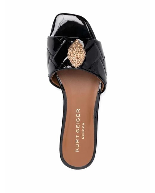 Kurt Geiger Black Sandalen Mit Kristallen