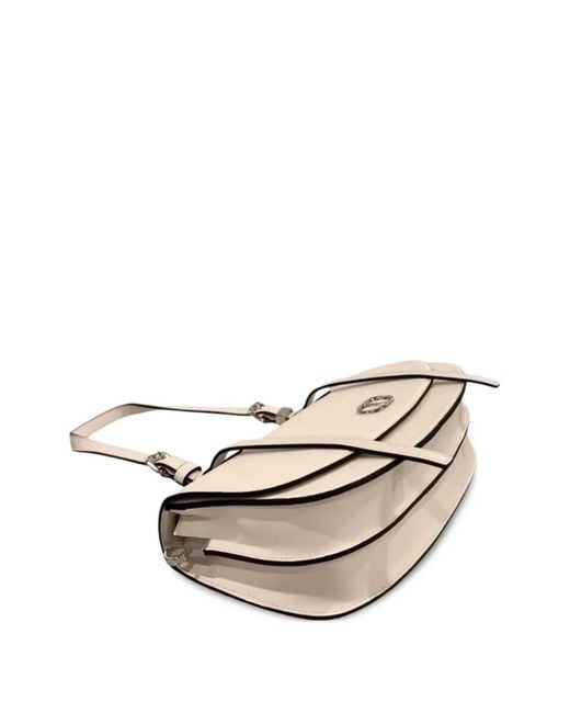 Twinset Natural Logo-Plaque Shoulder Bag