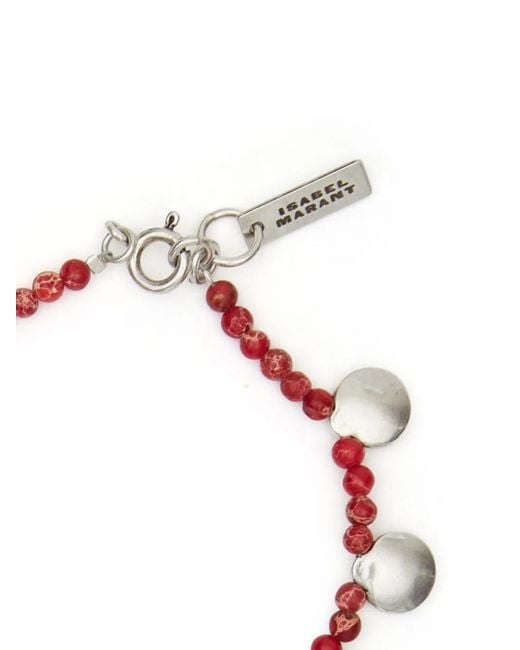 Isabel Marant White Adriel Thin Bracelet
