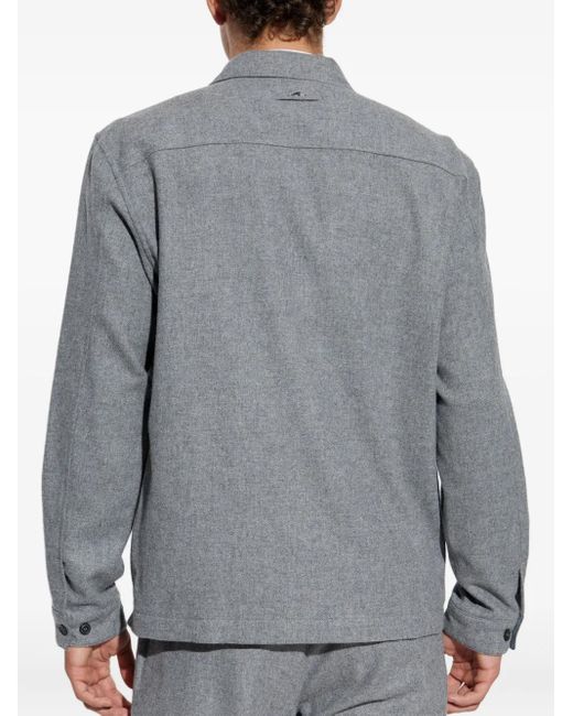 Paul & Shark Hemd mit aufgesetzter Tasche in Gray für Herren