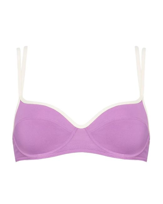 Eres Purple Dayle Bikini Top
