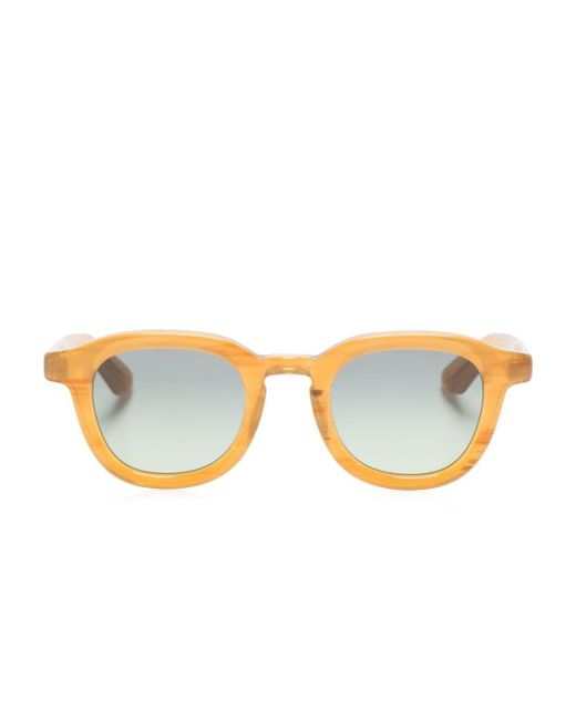 Moscot Yellow Dahven Square-frame Sunglasses