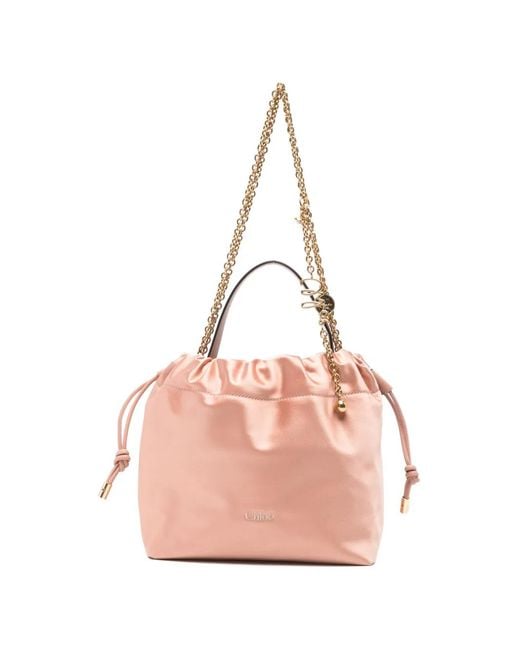 Chloé Pink Gathered Clutch Bag