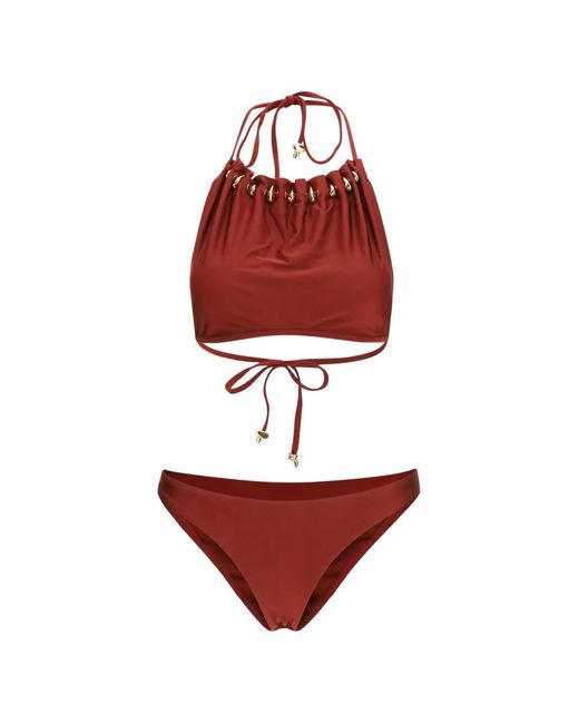 Zimmermann Red Aster Bikini