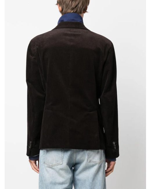 DSquared² Black Layered Single-Breasted Blazer for men