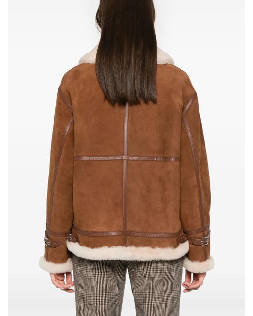 Ermanno Scervino Brown Suede Jacket