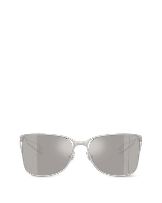 DIESEL Gray Rectangle-Frame Sunglasses