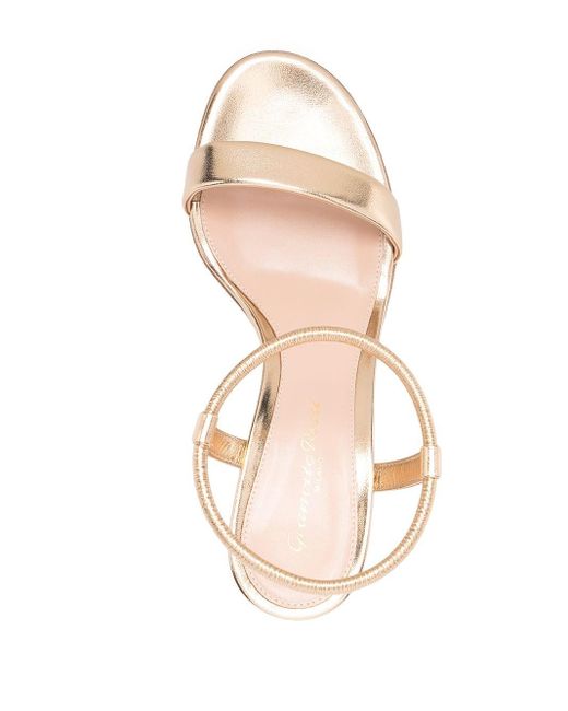 gold sandals mid heel