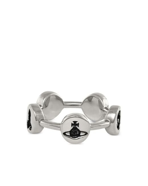 Vivienne Westwood Orb エングレーブ リング Metallic