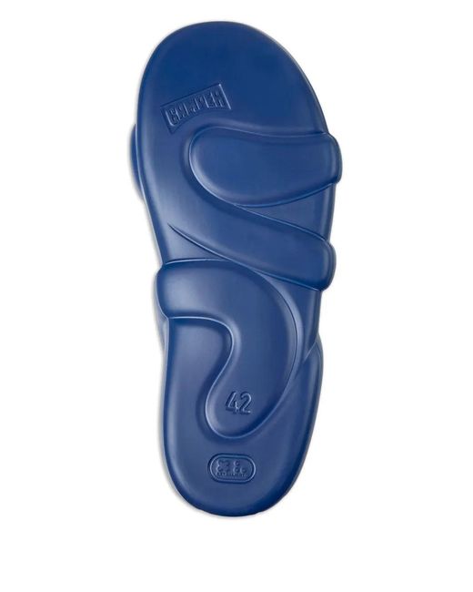 Camper Blue Kobarah Strap Flat Sandals for men