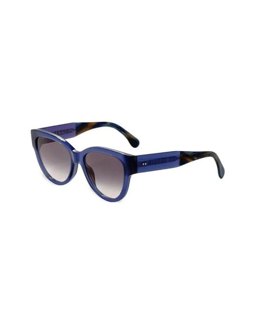 Paul Smith Blue Etta Geometric-Frame Sunglasses