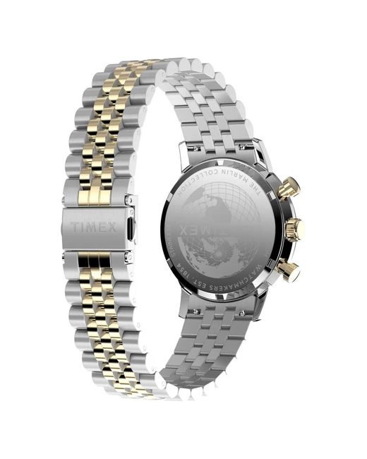 Timex Metallic Marlin Chronograph 40Mm Watch for men