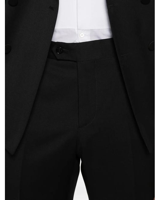 Manuel Ritz Black Double-Breasted Suit for men