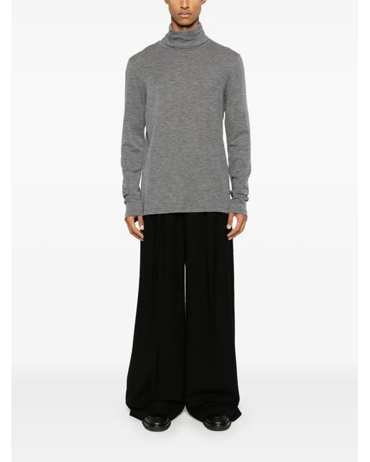 Rohe Gray Wool Sweater for men
