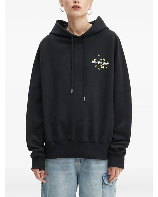 Moschino Black Drawstring Hoodie