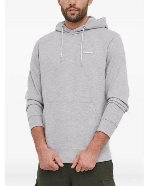 メンズ Columbia ロゴ スウェットパーカー Gray