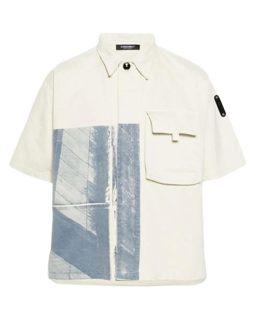 A_COLD_WALL* Blue Strand Cotton Shirt for men