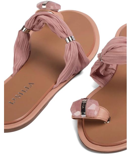 Le Silla Pink Numa Sandals