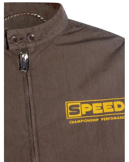 Maison Margiela Brown Zip Jacket for men