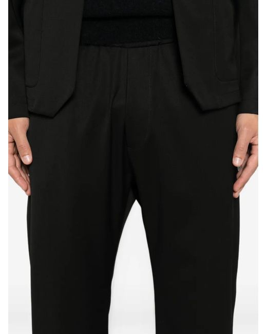 Barena Black Bativoga Trousers for men