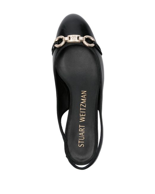 Zapatos Vivienne con tacón de 35 mm Stuart Weitzman de color Black