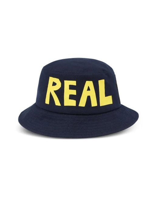 J.W. Anderson Blue Real Sleep Bucket Hat
