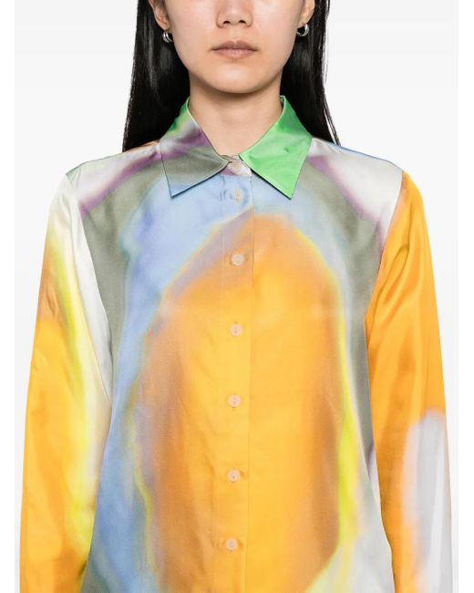 Camisa Aura Christopher Esber de color Yellow