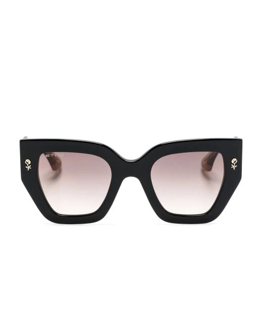 Etro Black Butterfly-Frame Sunglasses