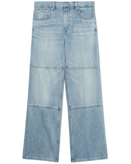 Jeans a gamba ampia di Helmut Lang in Blue da Uomo