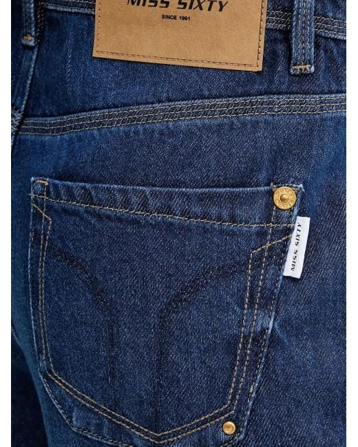 Miss Sixty Blue Straight-Leg Jeans