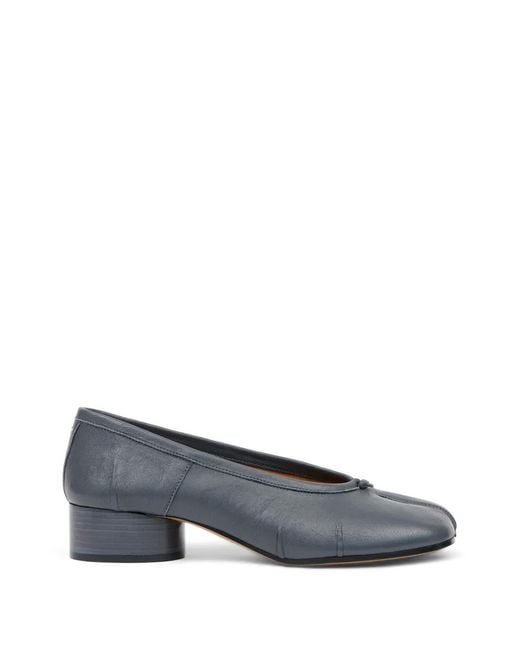 Maison Margiela Blue Tabi Ballerina Pumps