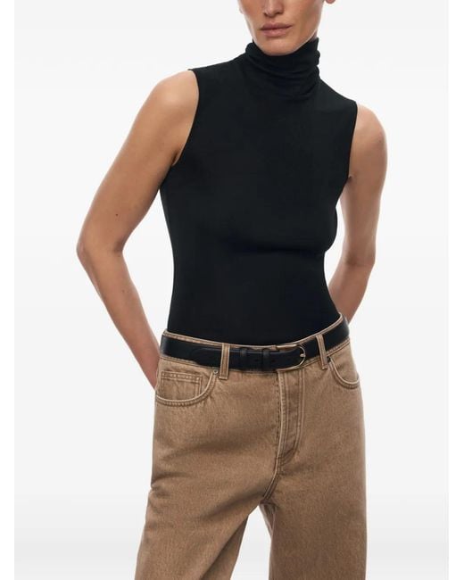 12 STOREEZ Black Nicole Sleeveless Top