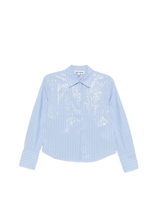 DKNY Blue Long-Sleeve Shirt