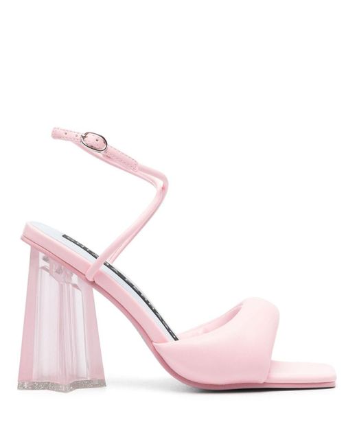 Chiara Ferragni Pink Andromedra 100mm Padded Sandals