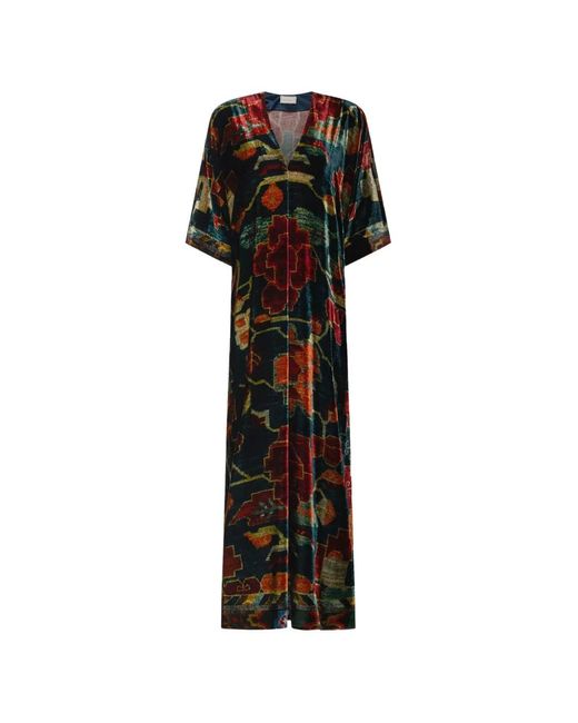 Pierre Louis Mascia Black Kanada Maxi Dress