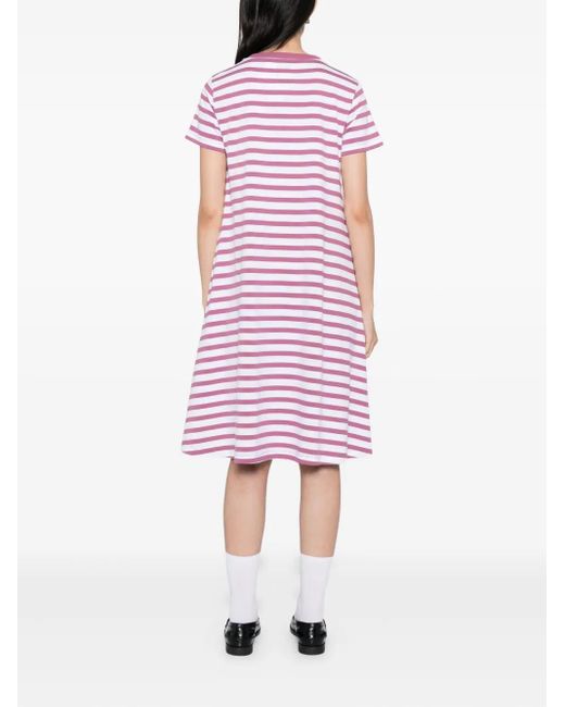 SPORT b. by agnès b. Pink Logo Stripe Dress