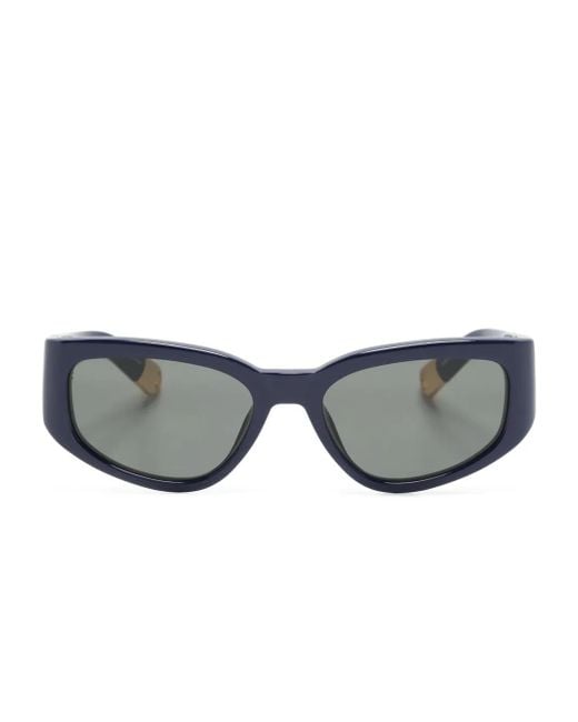 Jacquemus Gray Rectangle-Frame Sunglasses